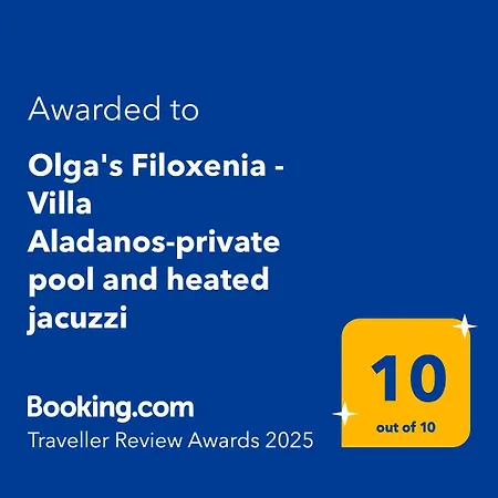 Villa Olga's Filoxenia - Aladanos-private Pool And Heated Jacuzzi